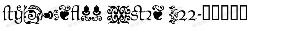 Tyndale Xtra P22字体转换